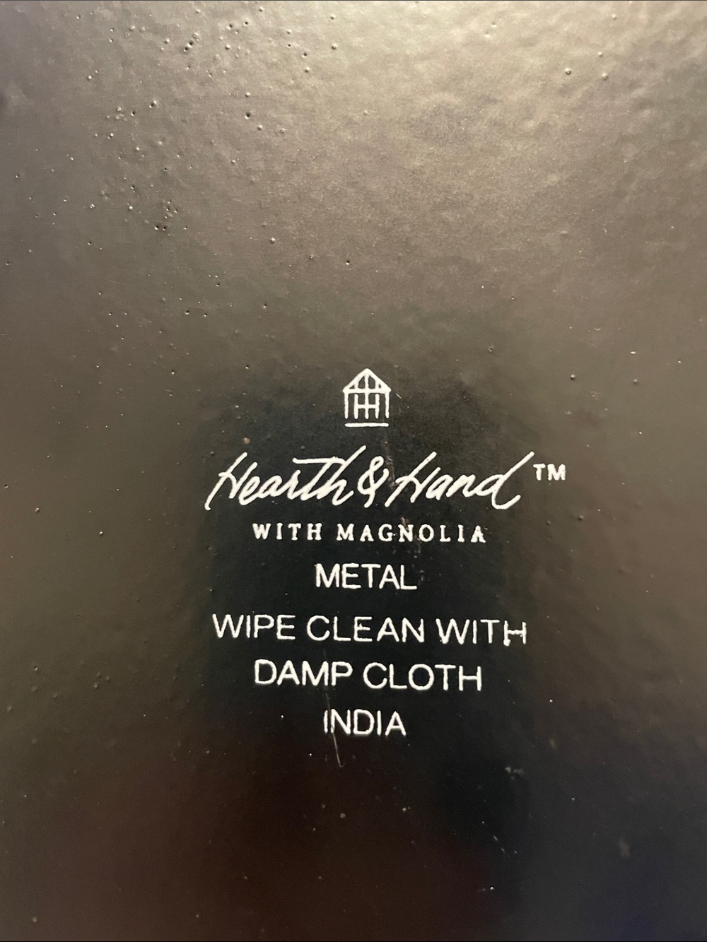 WASH YOUR HANDS Metal Sign HEARTH & Hand with Magnolia Wall or Shelf Decor - Picture 4 of 8